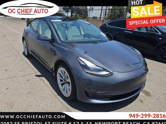 TESLA MODEL 3 2022 5YJ3E1EB2NF293603 image